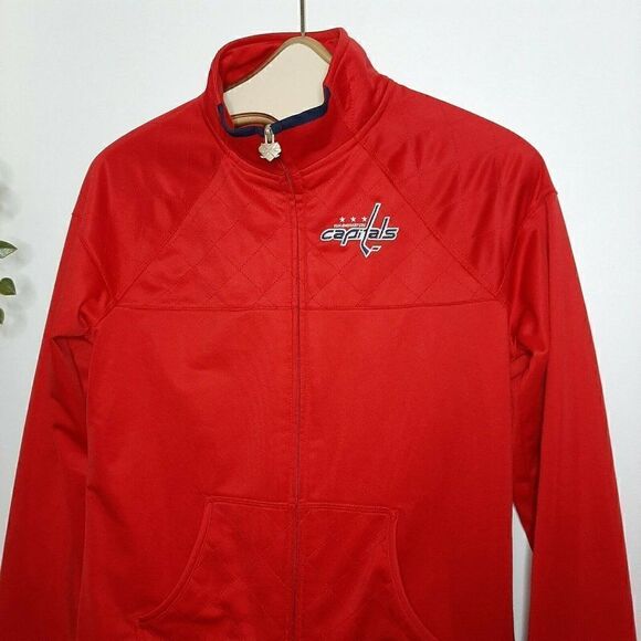 Washington Capitals women's jacket, track jacket, Ladies women size M reebok - Picture 4 of 5